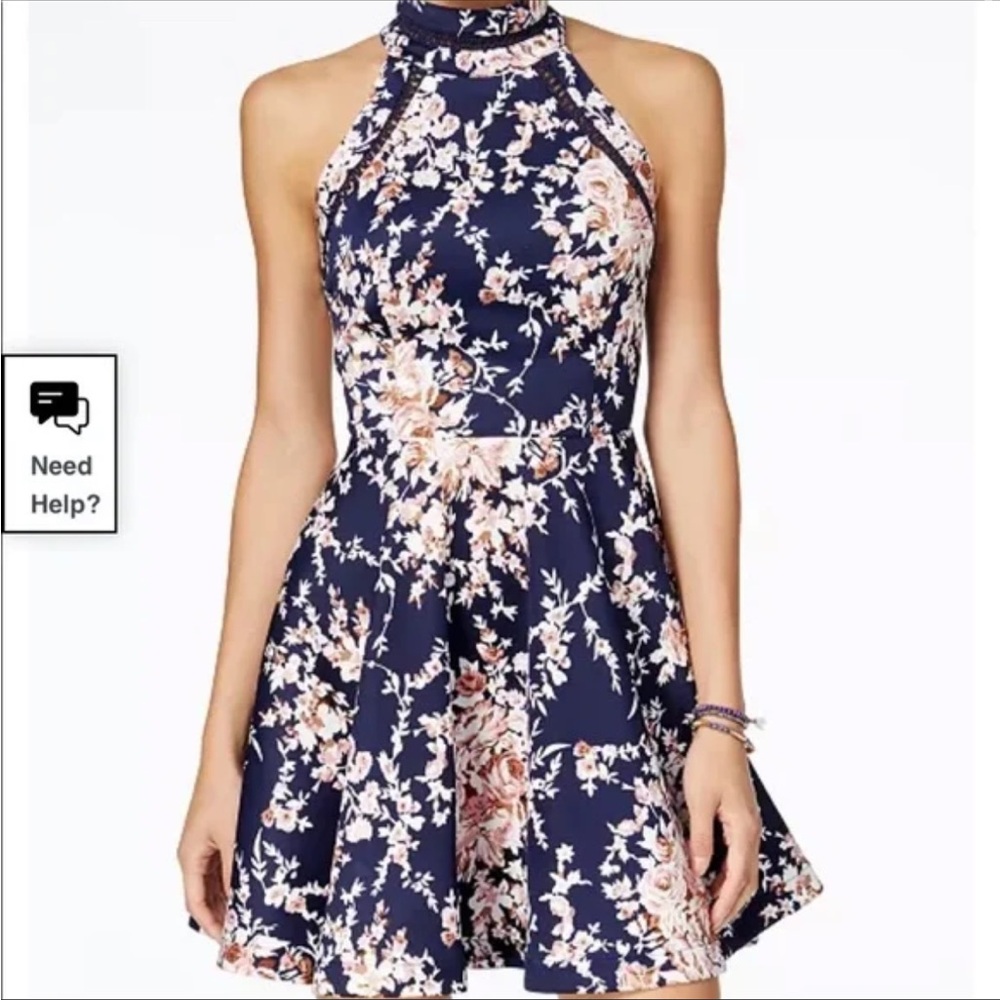 B. Darlin Women’s Multi Color Floral Dress